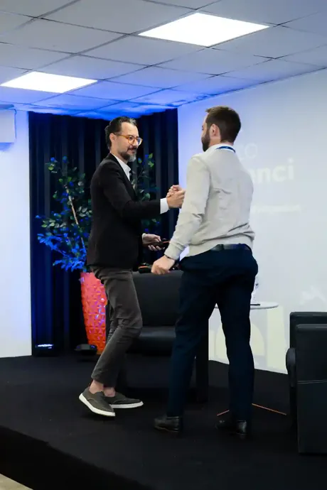 Confraternização entre membros do GEB Networking