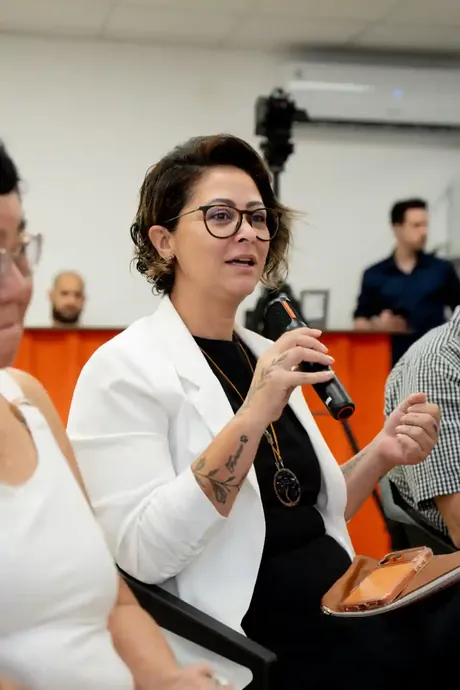 Membros do GEB interagindo durante o evento