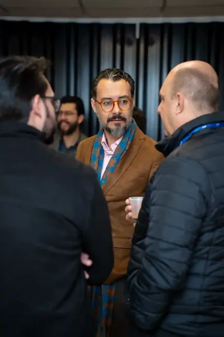 Momento de apresentação em um encontro do GEB